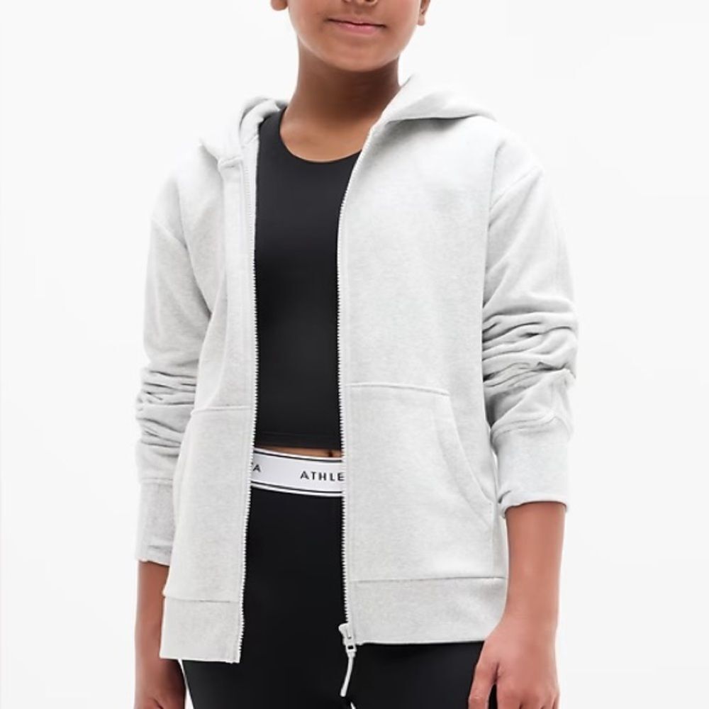 Athleta Girl All Day Full Zip Sweatshirt